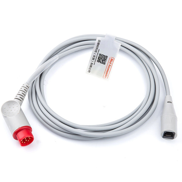 Πρακτικό καλώδιο IBP συμβατό με το Mindray με το MX 12 Pin Multi Function Grey Color