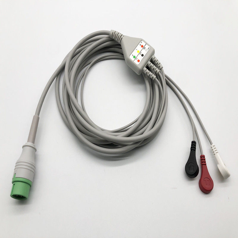 Comen 3 Lead 12 Pin ECG καλώδιο ECG άμεσης σύνδεσης για STAR8000E STAR8000F STAR8000H