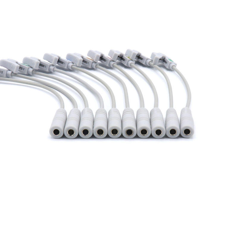 4.0 Banana Pinch ECG Machine Accessories Adapter Cable Πρακτικό για το SK40BP