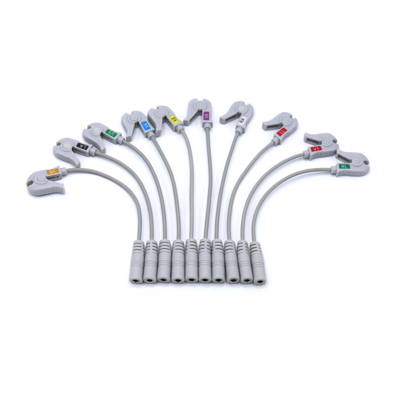 4.0 Banana Pinch ECG Machine Accessories Adapter Cable Πρακτικό για το SK40BP