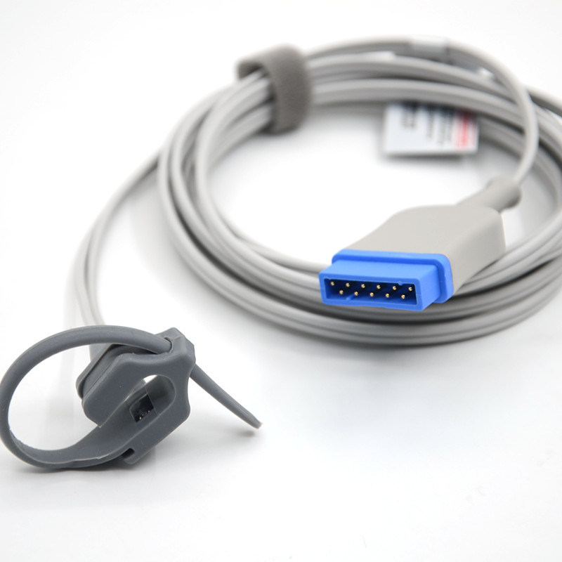 Ενήλικες Soft Tip Spo2 Sensor 11 Pin Pulse Oximeter Probe Latex Free Επαναχρησιμοποιήσιμο περιτύλιγμα νεογέννητου