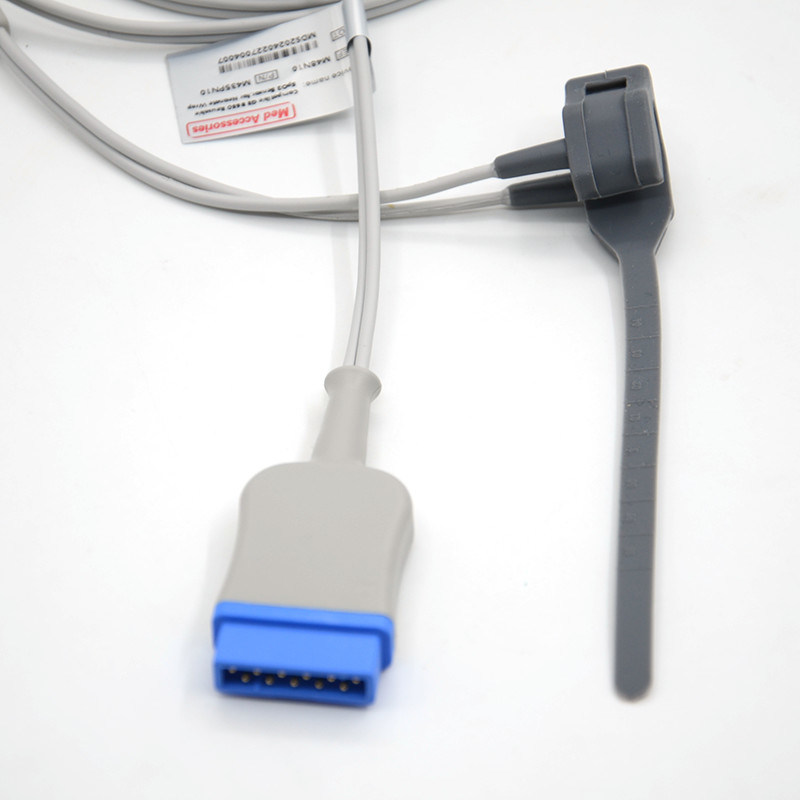 Ενήλικες Soft Tip Spo2 Sensor 11 Pin Pulse Oximeter Probe Latex Free Επαναχρησιμοποιήσιμο περιτύλιγμα νεογέννητου