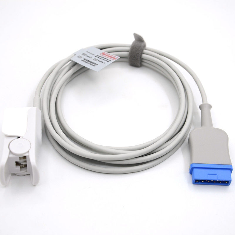Επαναχρησιμοποιήσιμο Dash 2000/3000 Συμβατό GE 11Pin Ηλιακό 8000/8000M Ενήλικας Finger Clip Monitor Sensor SpO2 καλώδιο