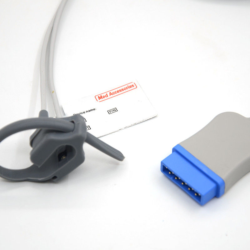Επαναχρησιμοποιήσιμο για ενήλικες Soft tip spo2 Sensor Probes straps spo2 sensor συμβατό με τον GE Marquette 11pin Ge spo2 αισθητήρα