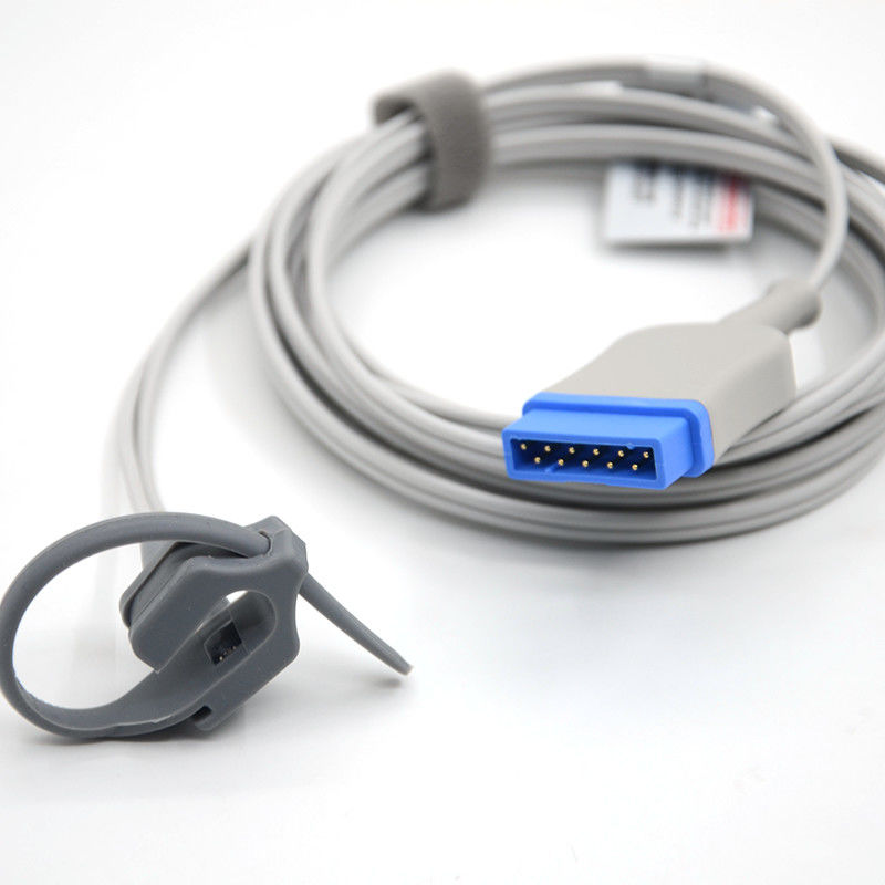 Επαναχρησιμοποιήσιμο για ενήλικες Soft tip spo2 Sensor Probes straps spo2 sensor συμβατό με τον GE Marquette 11pin Ge spo2 αισθητήρα