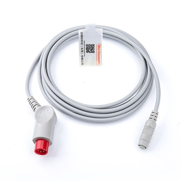 Πρακτικό καλώδιο IBP συμβατό με το Mindray με το MX 12 Pin Multi Function Grey Color