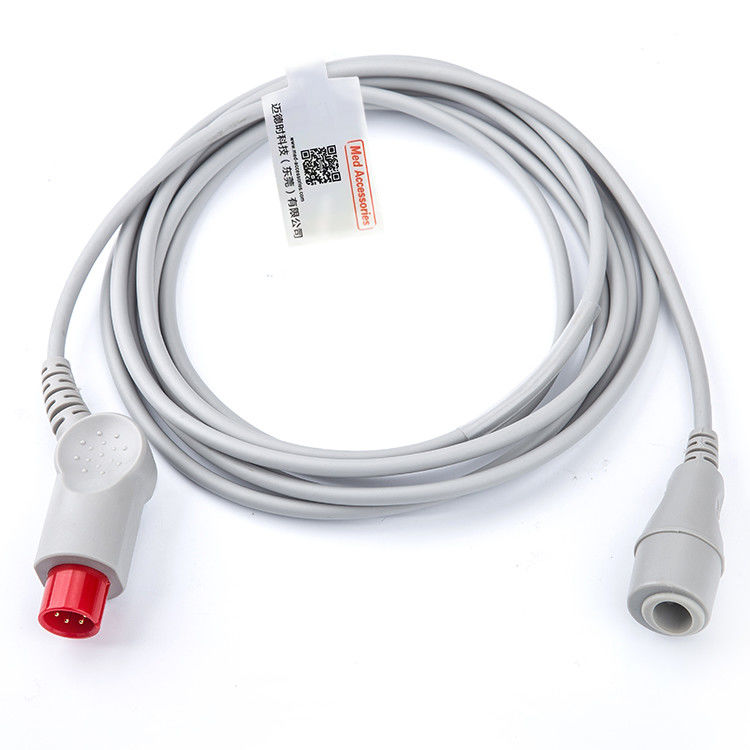 Πρακτικό καλώδιο IBP συμβατό με το Mindray με το MX 12 Pin Multi Function Grey Color