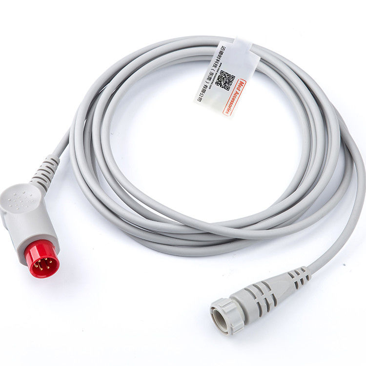 Πρακτικό καλώδιο IBP συμβατό με το Mindray με το MX 12 Pin Multi Function Grey Color