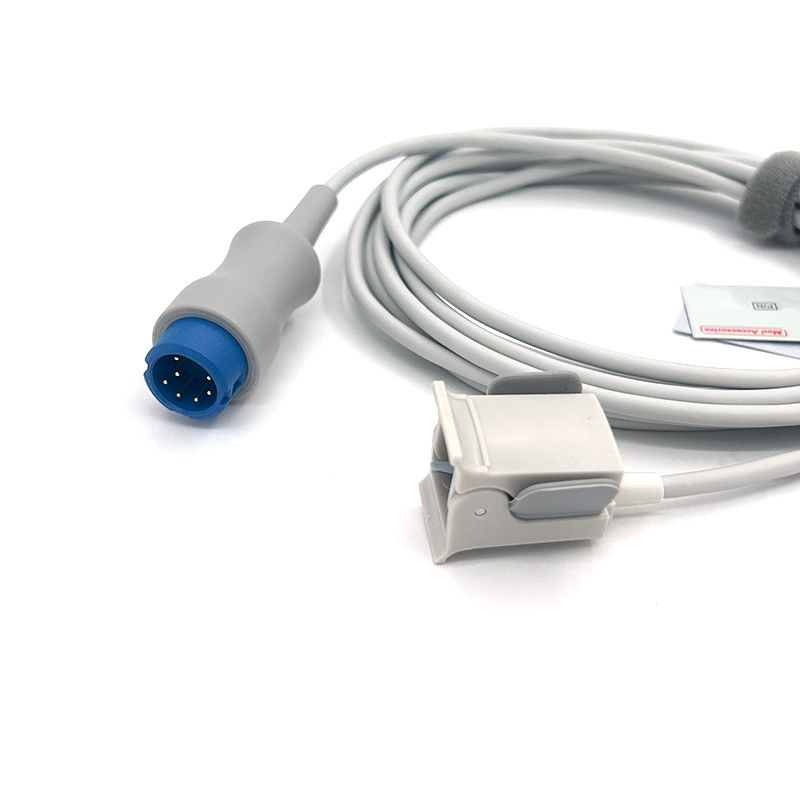 παιδικό δάχτυλο TPU Gray Spo2 Sensor Cable Single Pack για όλους τους τύπους ασθενών