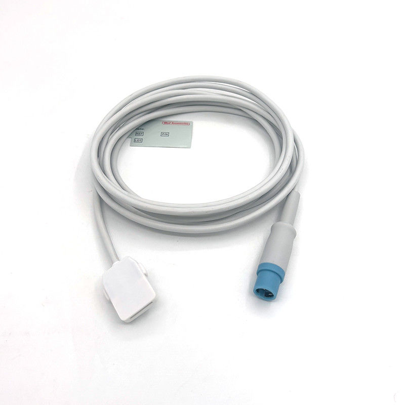 TPU Gray Spo2 Sensor Cable Single Pack για όλους τους τύπους ασθενών για Masimo 7 Pin To Drager