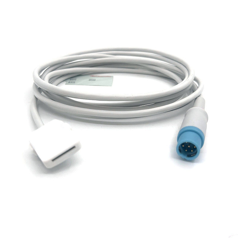 TPU Gray Spo2 Sensor Cable Single Pack για όλους τους τύπους ασθενών για Masimo 7 Pin To Drager