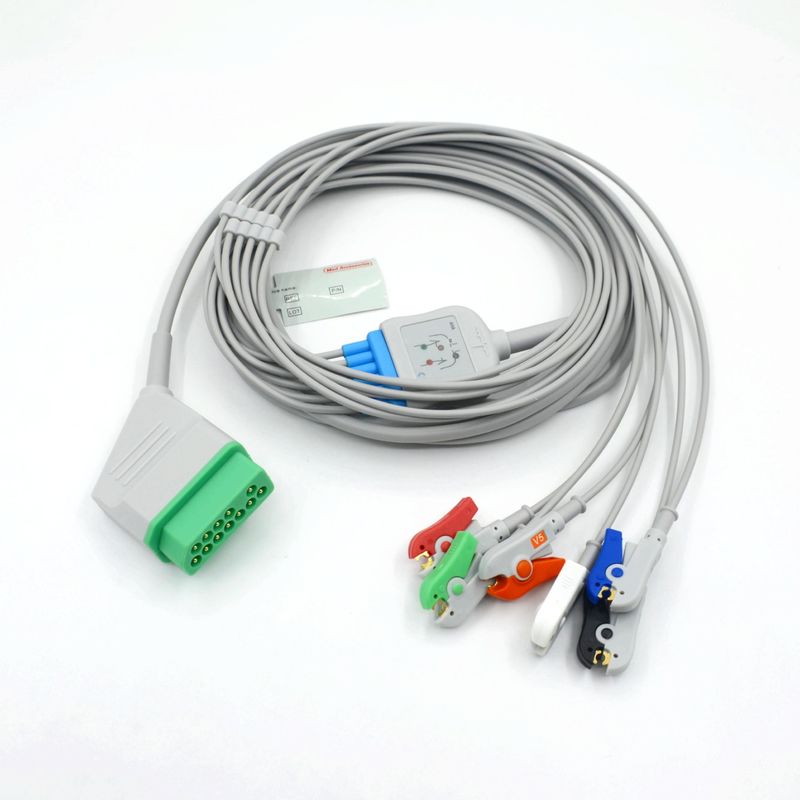Συμβατό Nihon Kohden 12 Pin 6 Leads ECG Monitor Καλώδιο για ιατρικά αξεσουάρ