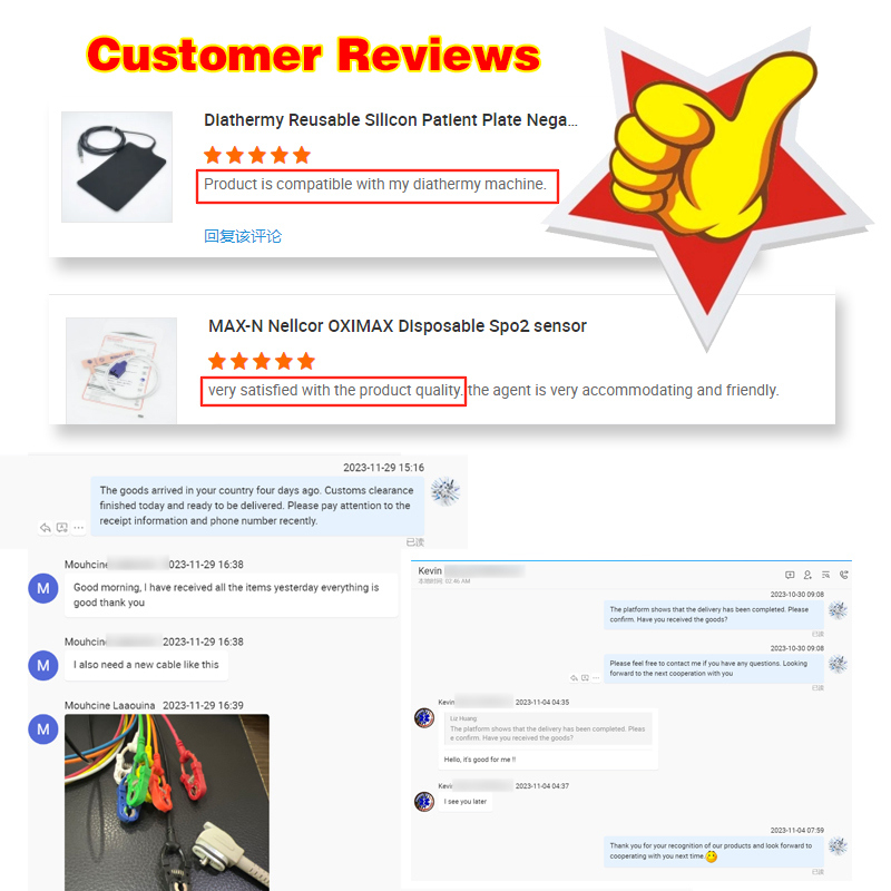 Mindray φορητό αισθητήρα ανιχνευτή Spo2 στρογγυλός σύνδεσμος καλώδιο οξυμετρητή παλμού