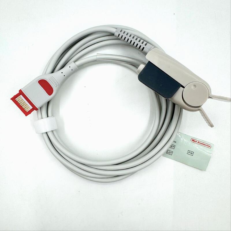 High Quality Med Accessories Medical Monitor Accessories Reusable Adult Soft SpO2 Sensor Compatible RAD-97 Spo2 Sensor